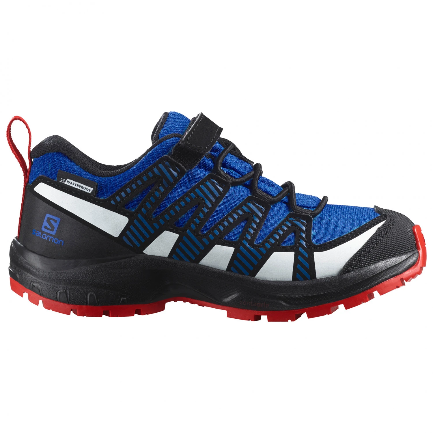 商品【商品预售7天】 Salomon|Salomon 男童运动鞋 7021984LAPISBLUEBLACKFIERYRED 花色,价格¥933,第1张图片