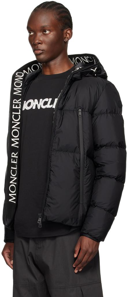 Moncler Black Montcla Short Down Jacket - Coats - BeyondStyle
