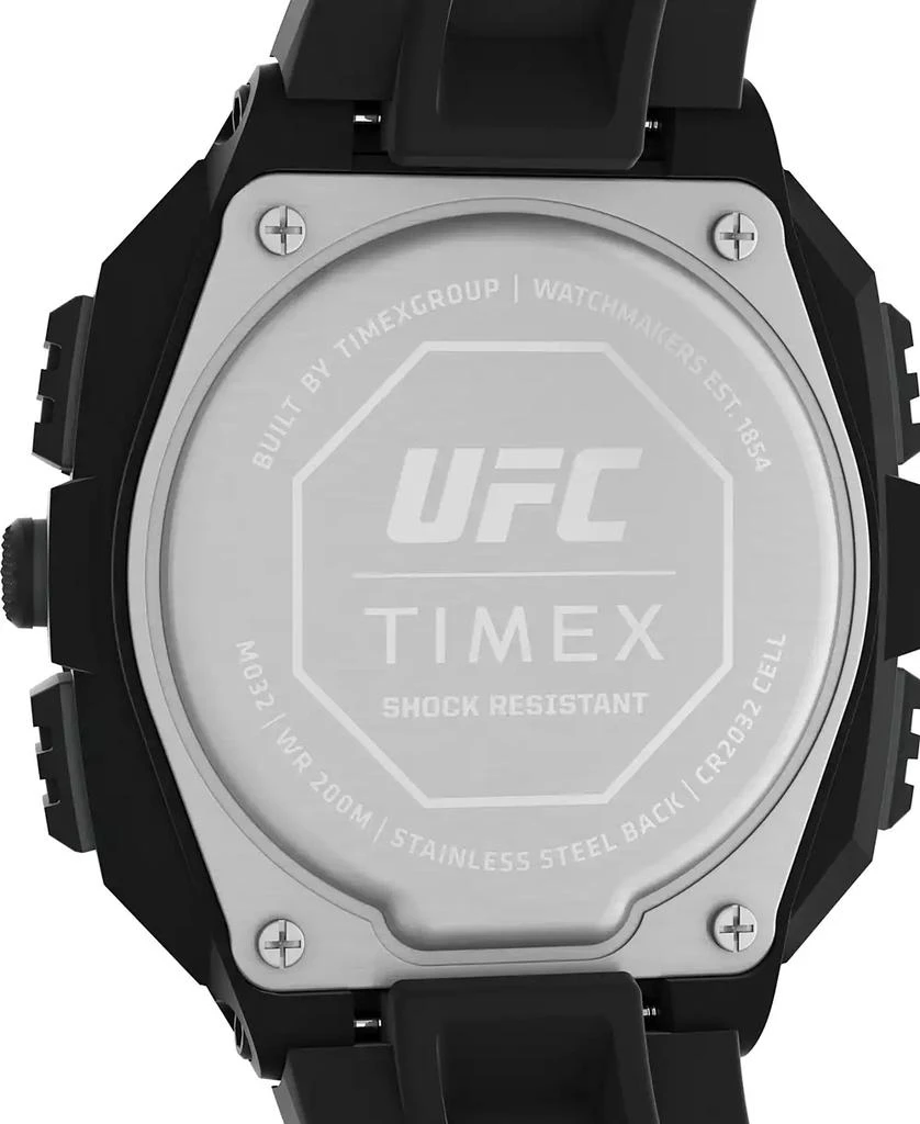 商品Timex|UFC Men's Shockxl Digital Black Polyurethane Watch, 50mm,价格¥898,第5张图片详细描述