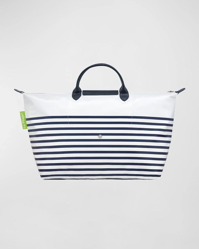 商品Longchamp|Le Pliage 18 Striped Nylon Travel Tote Bag,价格¥1507,第3张图片详细描述