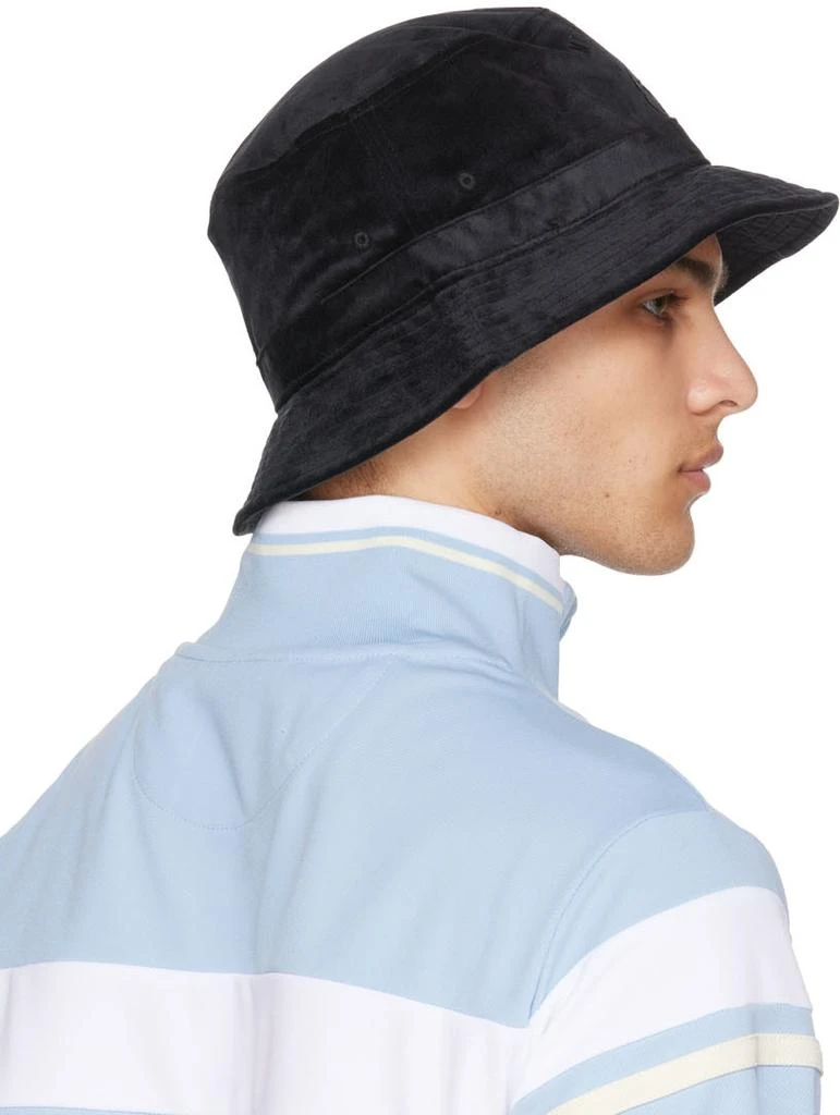 商品Sergio Tacchini|Black Sovana Bucket Hat,价格¥124,第3张图片详细描述