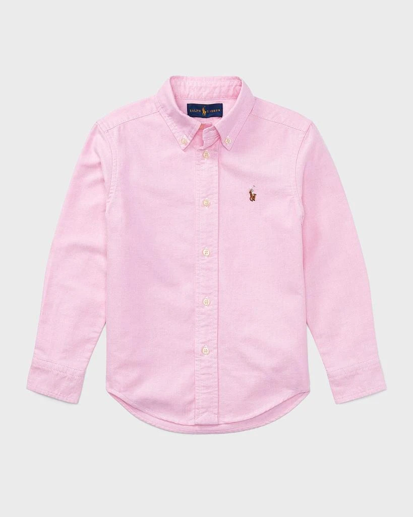 商品Ralph Lauren|Boy's Oxford Sport Shirt, Size 2-7,价格¥425,第1张图片