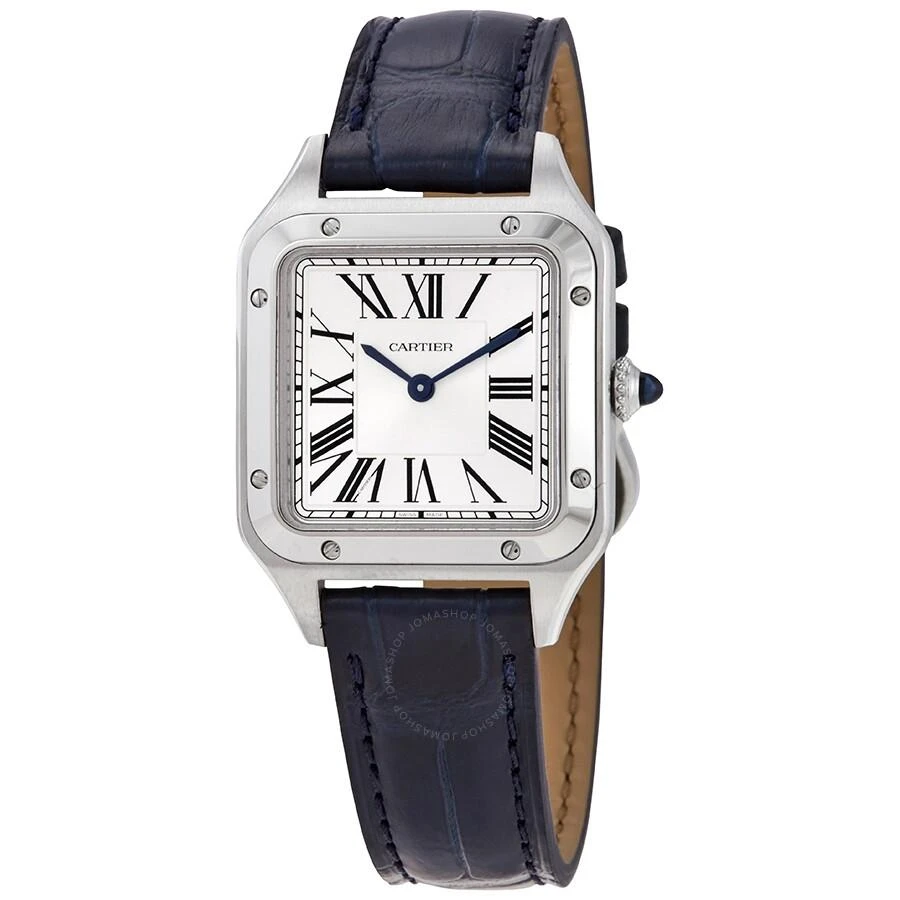 商品Cartier|Cartier Santos-Dumont Small Model Quartz Silver Dial Ladies Watch WSSA0023,价格¥26403,第1张图片