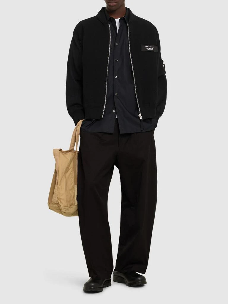 商品Comme des Garcons|Cotton Wide Chino Pants,价格¥2383,第1张图片详细描述