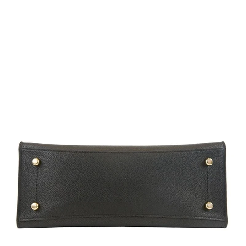 商品Coach|QH Coach 蔻驰(专柜) 女士黑色牛皮手提斜挎包 25137LIBLK,价格¥5895,第3张图片详细描述