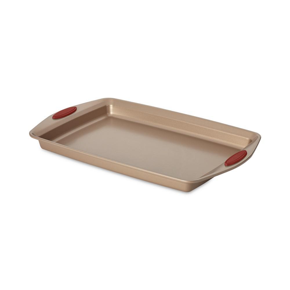 商品Rachael Ray|Cucina 4-Pc. Cranberry Red Nonstick Bakeware Set,价格¥338,第4张图片详细描述