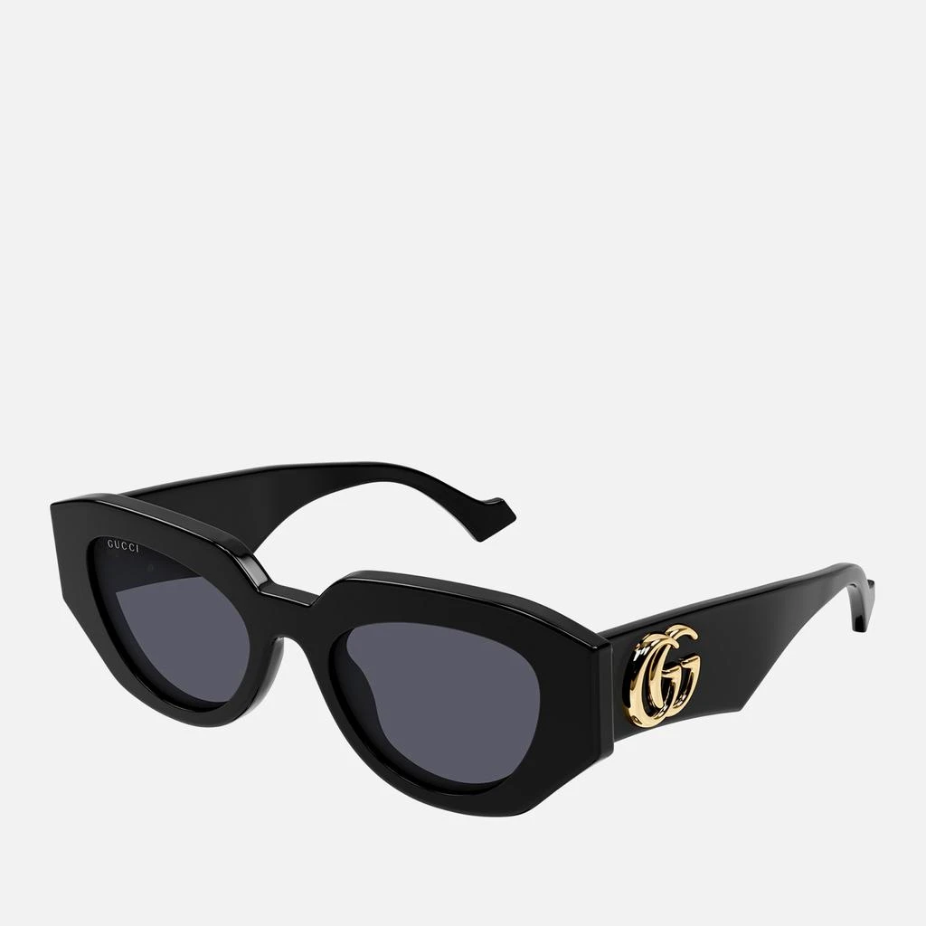 商品Gucci|Gucci Geometrical Acetate Oval-Frame Sunglasses,价格¥2895,第1张图片