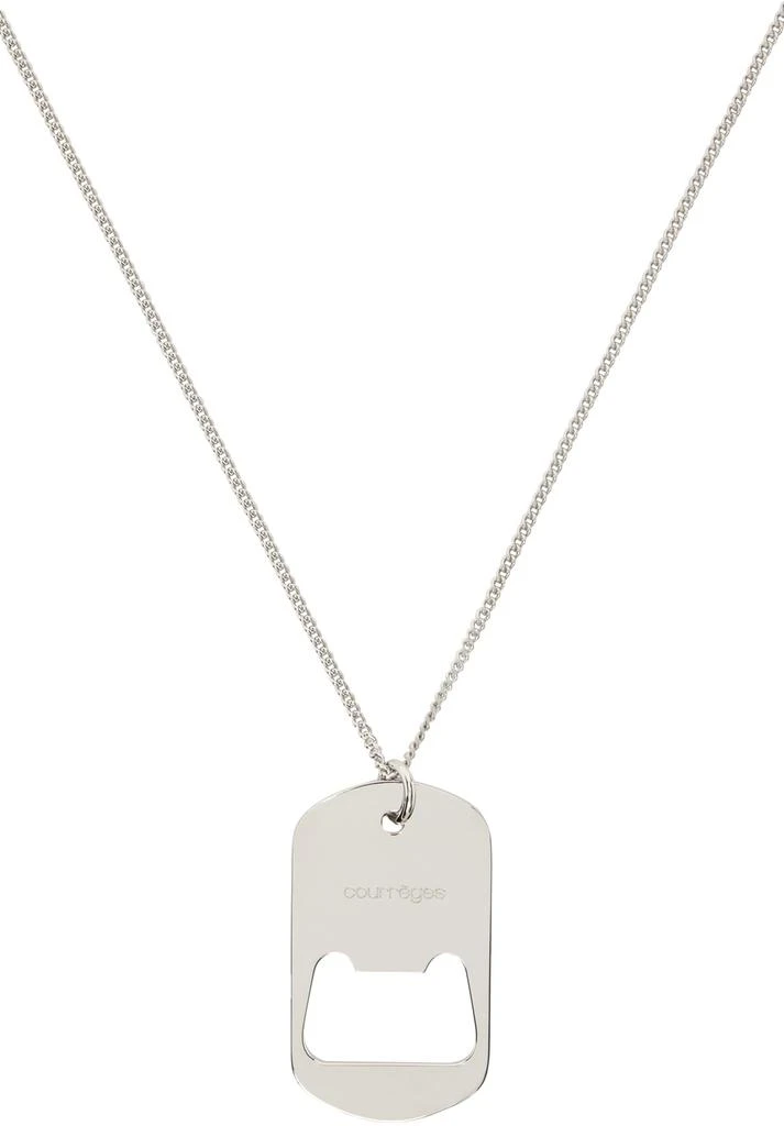 商品Courrèges|Silver Bottle Opener Necklace,价格¥379,第2张图片详细描述