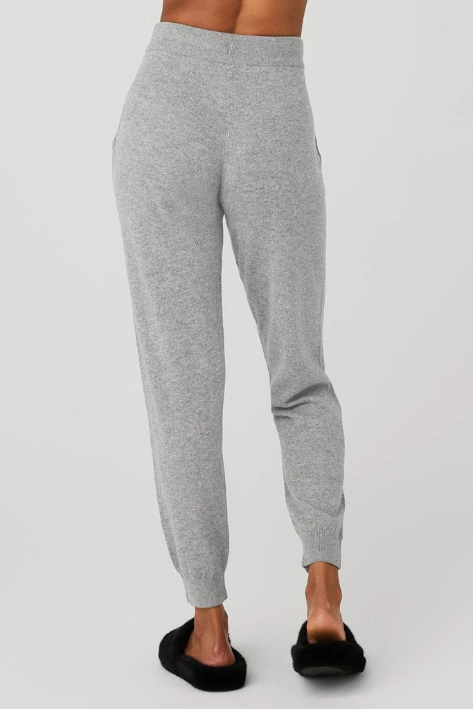 商品Alo|High-Waist Cashmere Jet Set Pant - Dove Grey Heather,价格¥2303,第2张图片详细描述