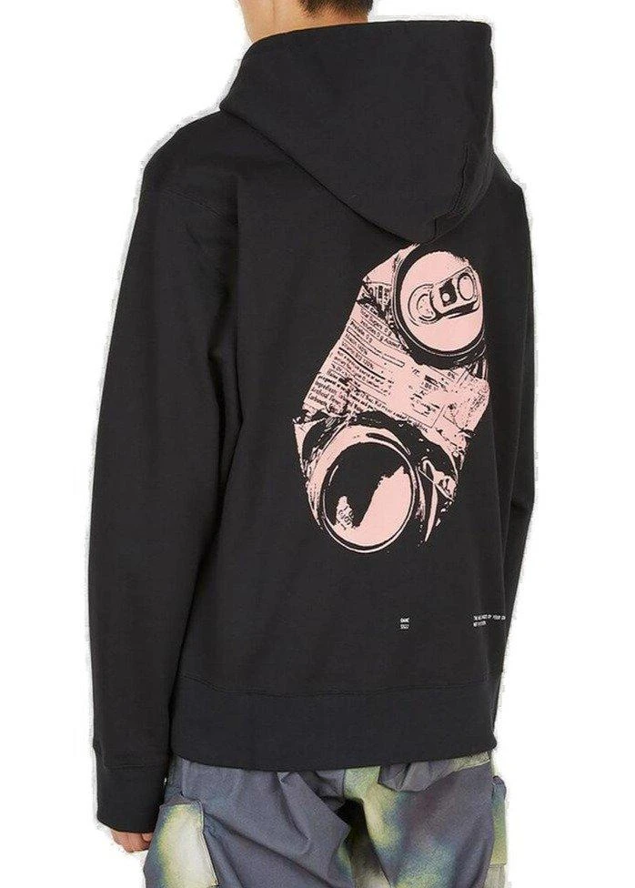 商品OAMC|OAMC Graphic Printed Drawstring Hoodie,价格¥2152,第2张图片详细描述