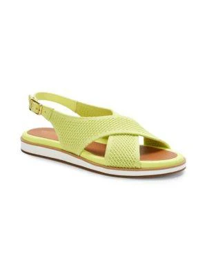 商品Cole Haan|Mikaela Crisscross Flat Sandals,价格¥324,第2张图片详细描述