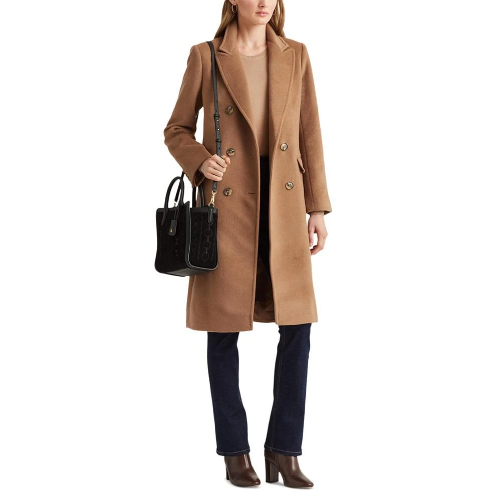 商品Ralph Lauren|Women's Double-Breasted Walker Coat,价格¥2622,第1张图片