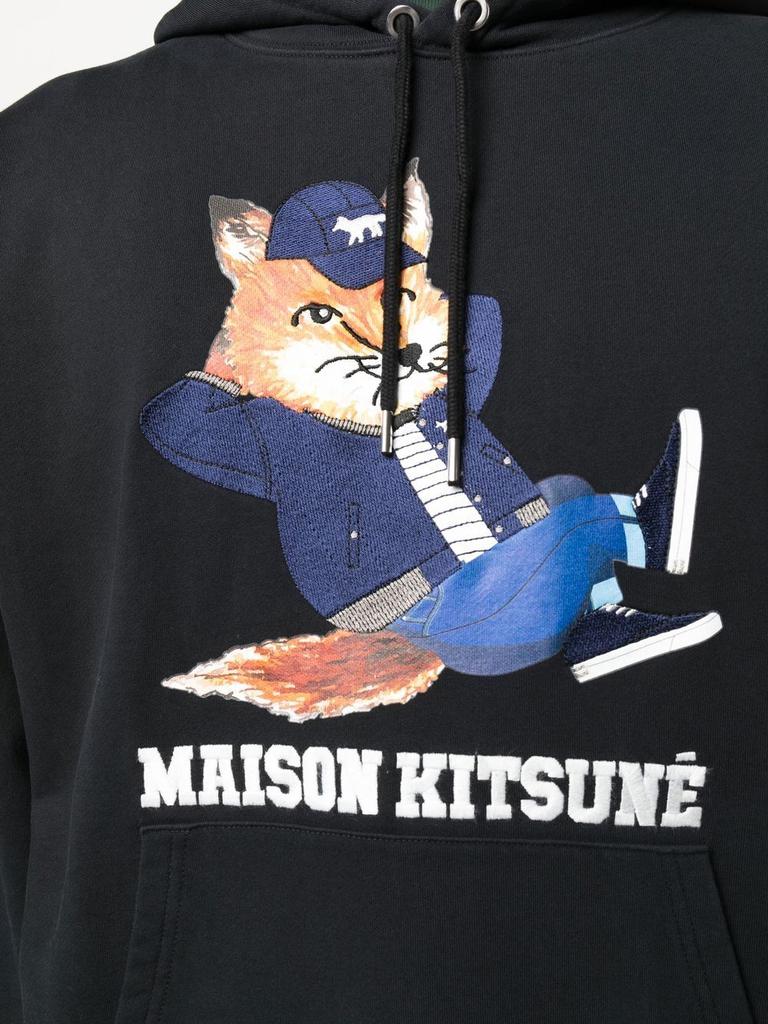 MAISON KITSUNÉ graphic-print hoodie商品第4张图片规格展示