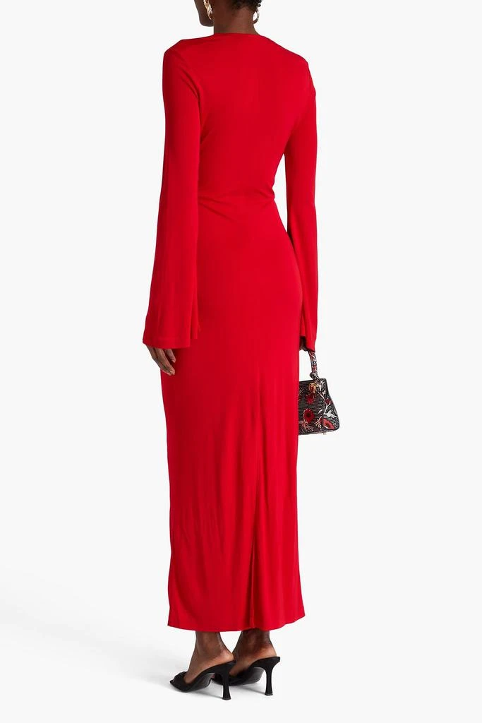 商品Diane von Furstenberg|Lauren knotted jersey maxi dress,价格¥1818,第3张图片详细描述