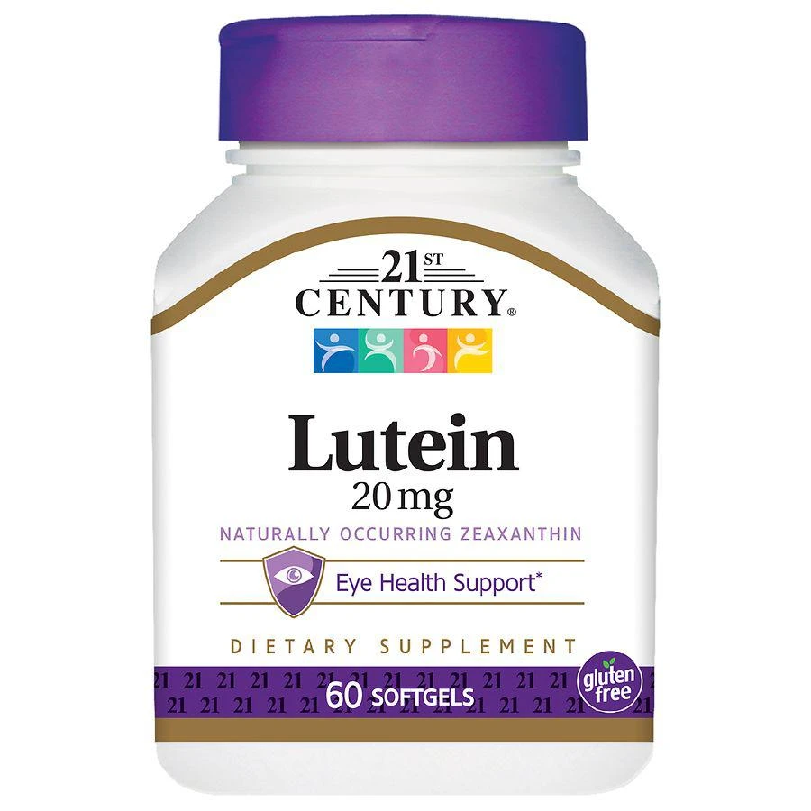 商品21st Century|Lutein 20mg Softgels,价格¥127,第1张图片