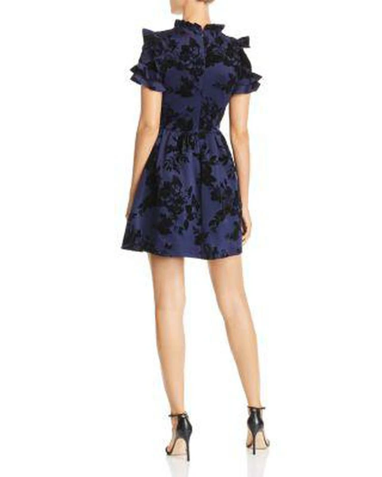 商品AQUA|Flocked Ruffle-Sleeve Dress - 100% Exclusive,价格¥251,第2张图片详细描述