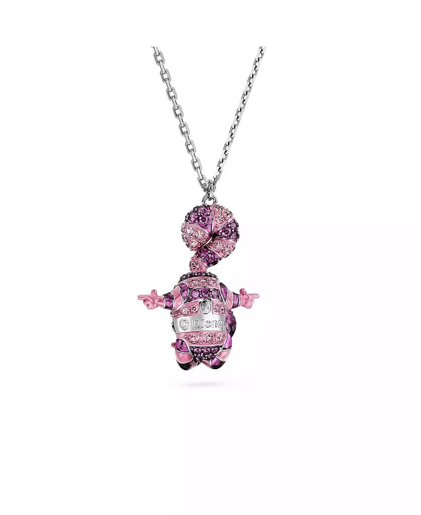 商品Swarovski|Cat Pink Rhodium Plated Alice In Wonderland Pendant Necklace,价格¥930,第3张图片详细描述