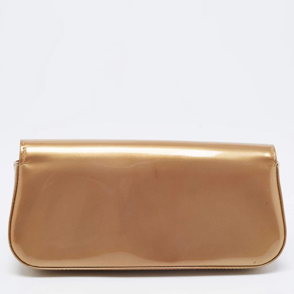 商品[二手商品] Louis Vuitton|Louis Vuitton Beige Poudre Leather Vernis Sobe Clutch,价格¥5311,第4张图片详细描述