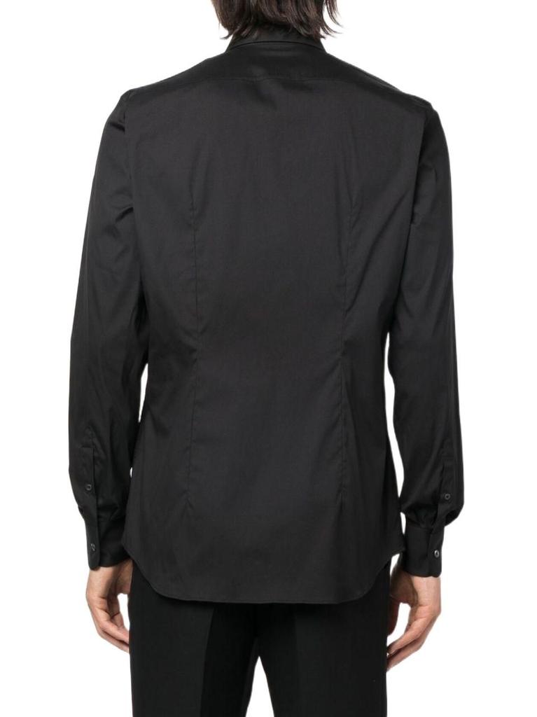 Prada Men's  Black Cotton Shirt商品第3张图片规格展示