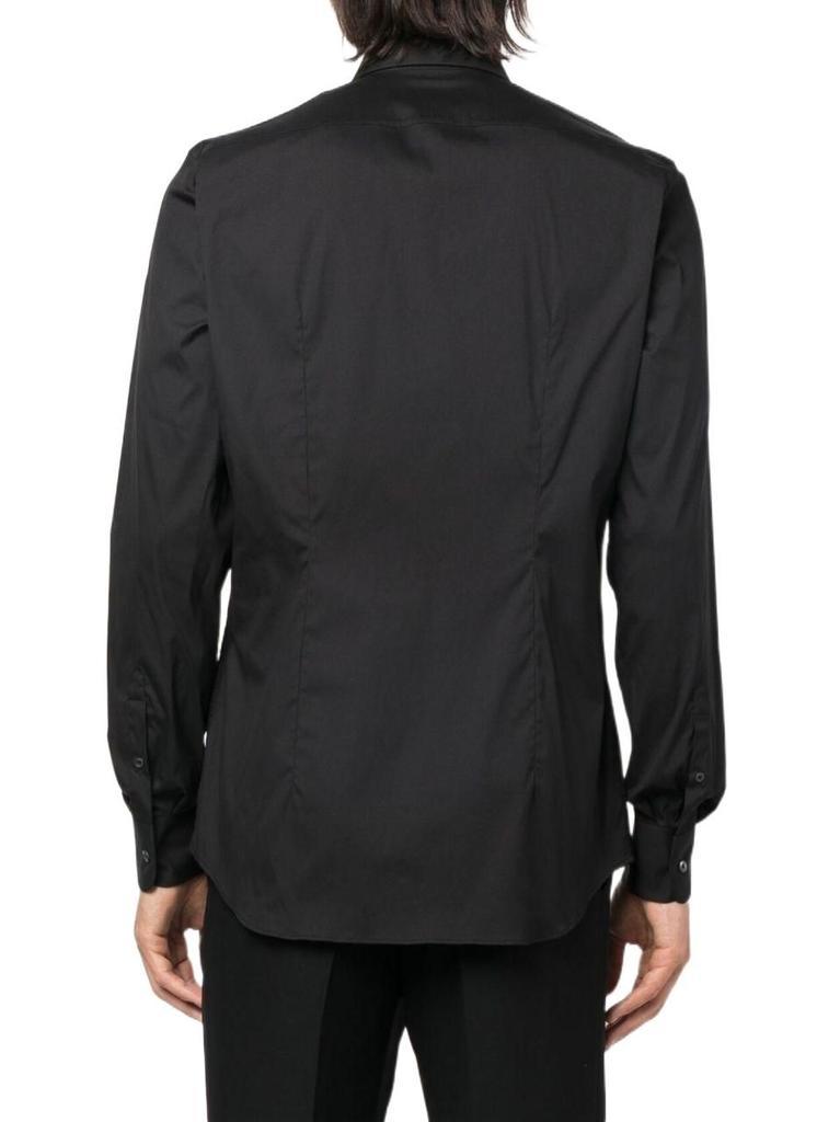 商品Prada|Prada Men's  Black Cotton Shirt,价格¥4443,第5张图片详细描述