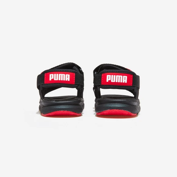 【Brilliant|包邮包税】彪马 Puma Evolve Sandal PS 儿童  凉鞋 沙滩鞋 运动凉鞋 拖鞋  PKI38914701 PUMA Black-PUMA White-For All Time Red 商品