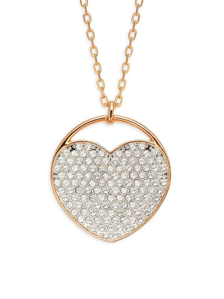 商品Swarovski|18K Rose Gold & Swarovski Crystal Pendant Necklace,价格¥529,第1张图片