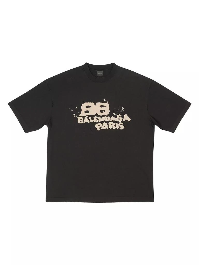 商品Balenciaga|Hand Drawn BB Icon T-shirt Medium Fit,价格¥5073,第1张图片详细描述