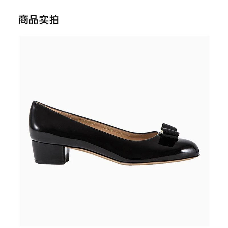 商品Salvatore Ferragamo|香港直邮SALVATOREFERRAGAMO菲拉格慕女士蝴蝶结高跟鞋0575969,价格¥5164,第8张图片详细描述