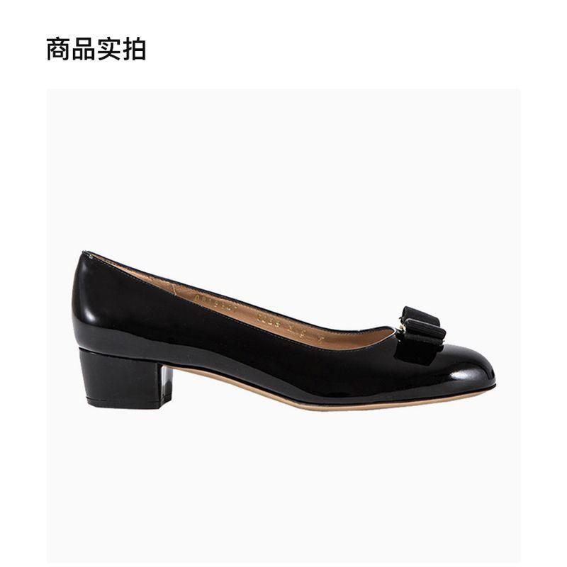 商品Salvatore Ferragamo|香港直邮SALVATOREFERRAGAMO菲拉格慕女士蝴蝶结高跟鞋0575969,价格¥5069,第10张图片详细描述