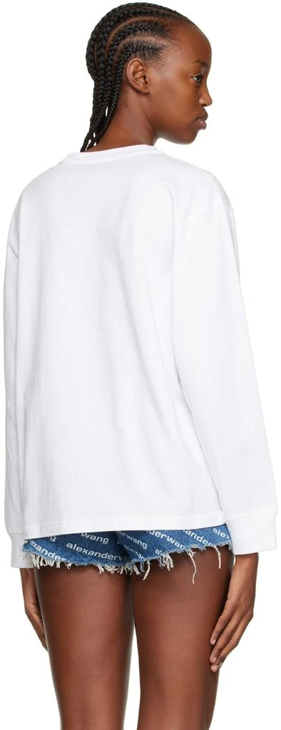 商品Alexander Wang|White Puff Long Sleeve T-Shirt,价�格¥667,第3张图片详细描述