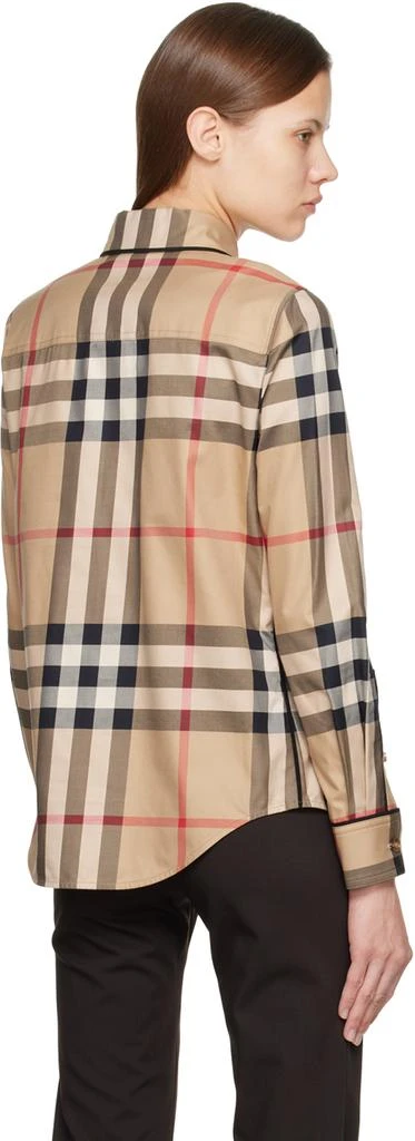 商品Burberry|驼色 Vintage Check 衬衫,价格¥9076,第3张图片详细描述