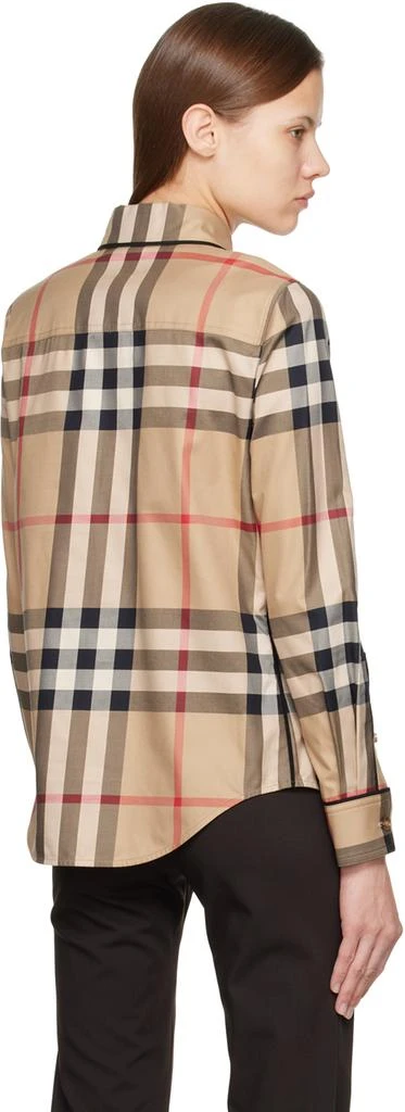 商品Burberry|驼色 Vintage Check 衬衫,价格¥9277,第3张图片详细描述