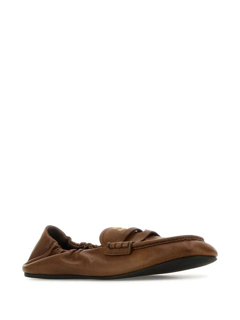 商品Miu Miu|Miu Miu Ruches Nappa Leather Loafers,价格¥7183,第2张图片详细描述