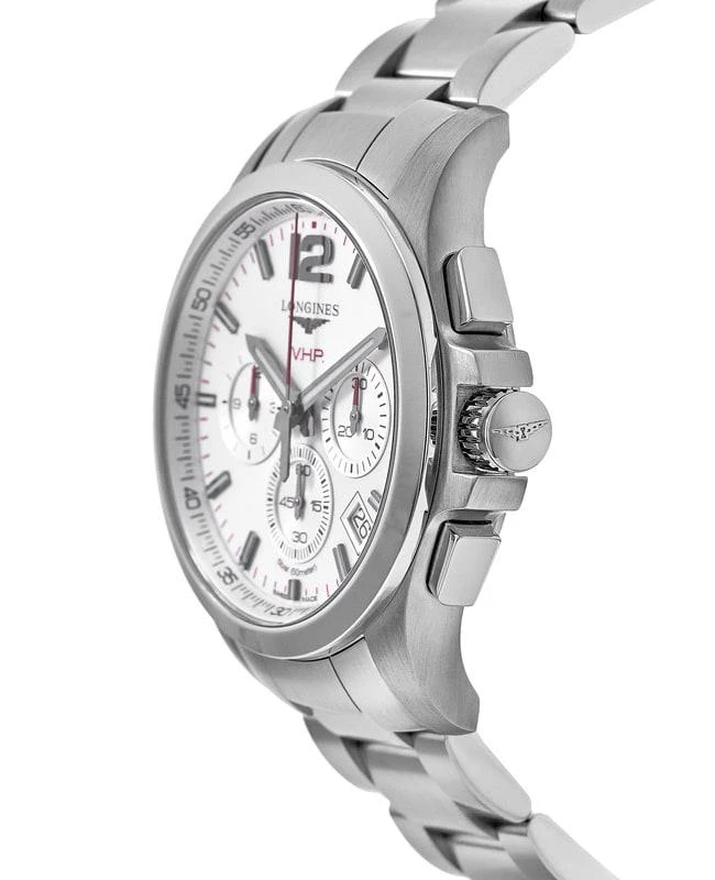 商品Longines|Longines Conquest V.H.P. Stainless Steel Silver Dial Men's Watch L3.717.4.76.6,价格¥6880,第2张图片详细描述