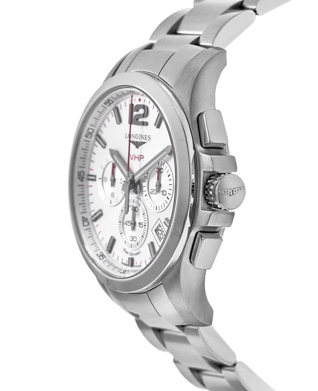 商品Longines|Longines Conquest V.H.P. Chronograph Silver Dial Steel  Men's Watch L3.717.4.76.6,价格¥7188,第2张图片详细描述