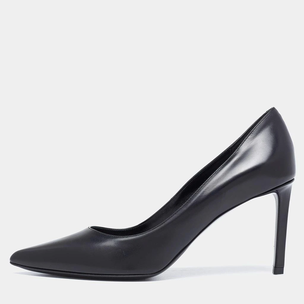 商品[二手商品] Celine|Celine Black Leather Pointed Toe Pumps Size 38,价格¥1534,第1张图片