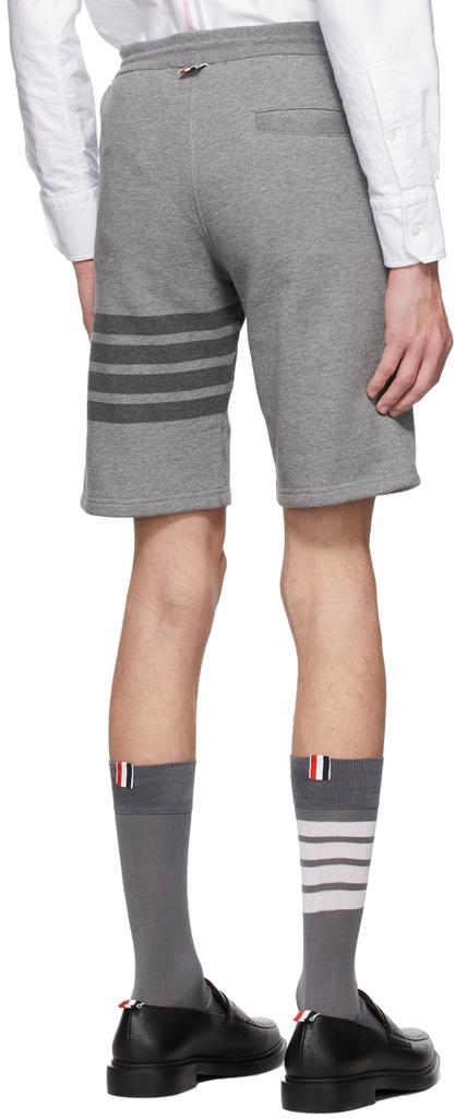 商品Thom Browne|灰色 Loopback 4-Bar Classic 短裤,价格¥5414,第5张图片详细描述
