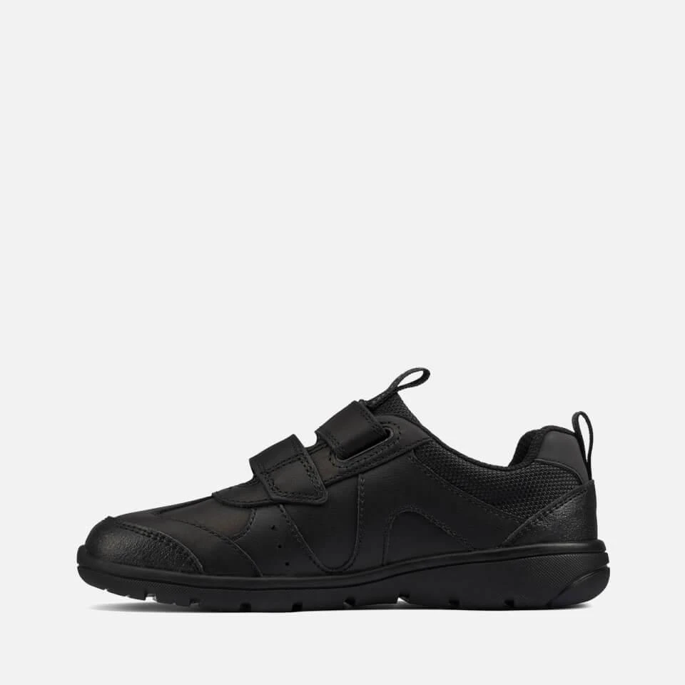 商品Clarks|CLARKS KIDS' SCOOTER RUN SCHOOL SHOES - BLACK LEATHER,价格¥149,第2张图片详细描述