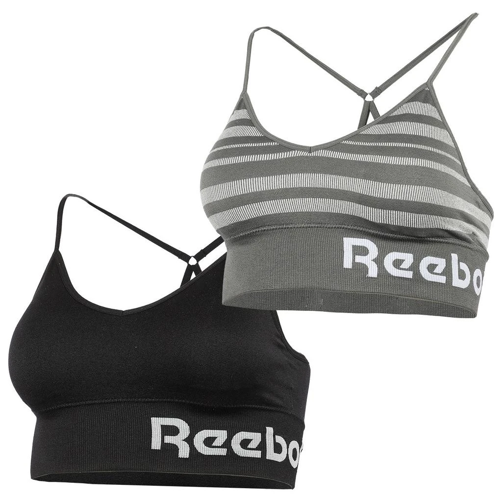 Reebok Women's Seamless Longline Bralette 2-Pack 商品