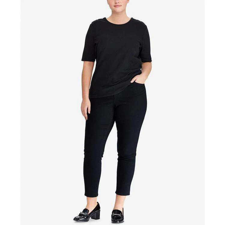 商品Ralph Lauren|Plus Size Stretch T-Shirt,价格¥243,第1张图片