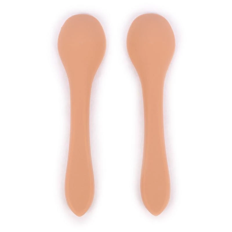 商品Baby Livia|Silicone spoons 2 pack in muted clay,价格¥122,第2张图片详细描述