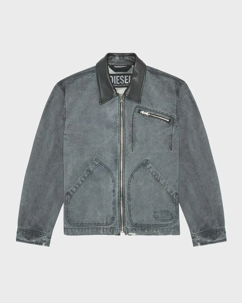 商品Diesel|Men's J-Chart Canvas Jacket,价格¥3848,第2张图片详细描述