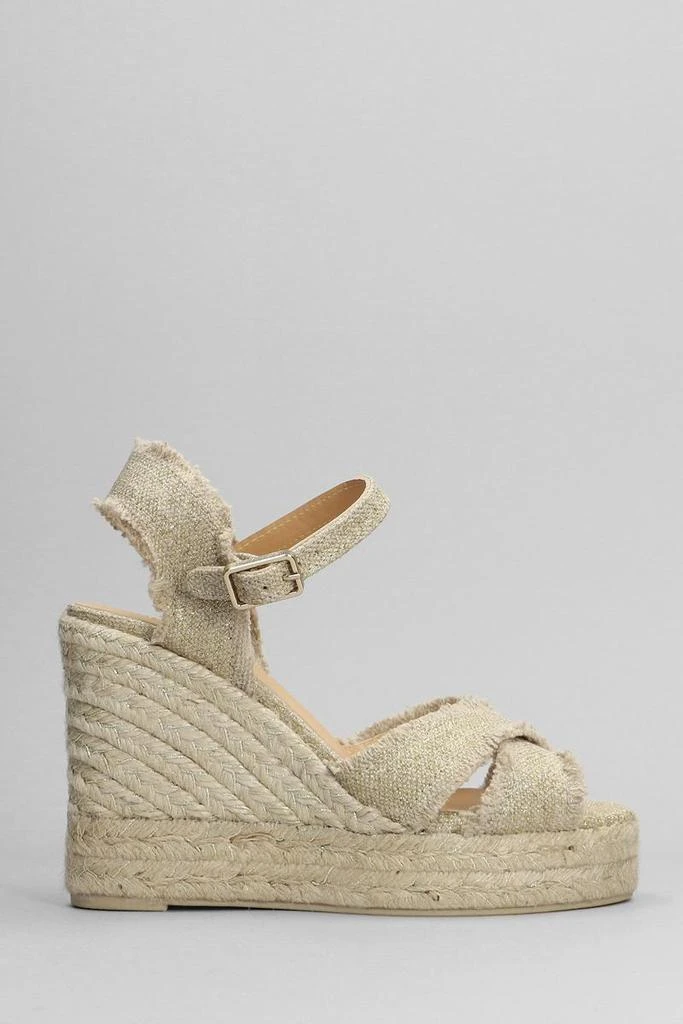 商品CASTAÑER|Castañer Wedges in Gold,价格¥1429,第1张图片