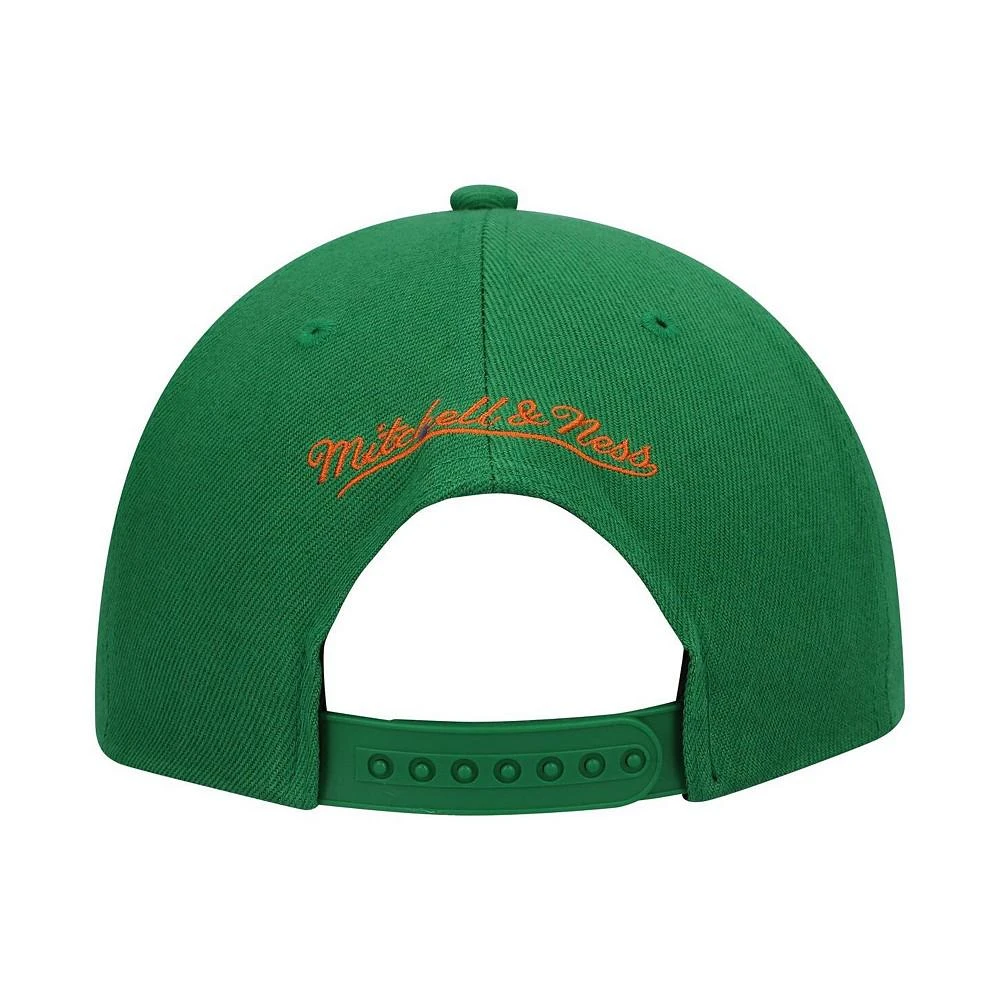 商品Mitchell & Ness|Men's Green Miami Heat 20th Anniversary Like Mike Snapback Hat,价格¥256,第5张图片详细描述