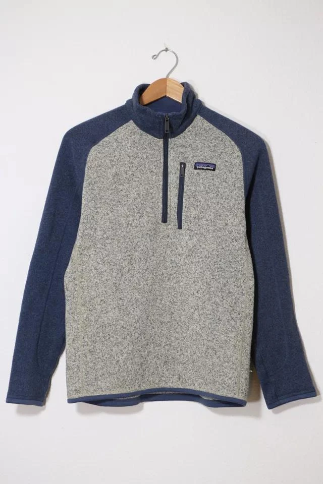 商品Patagonia|Vintage Patagonia Marled Mock Zip Pullover Fleece Colorblock Sweatshirt 08,价格¥668,第1张图片详细描述
