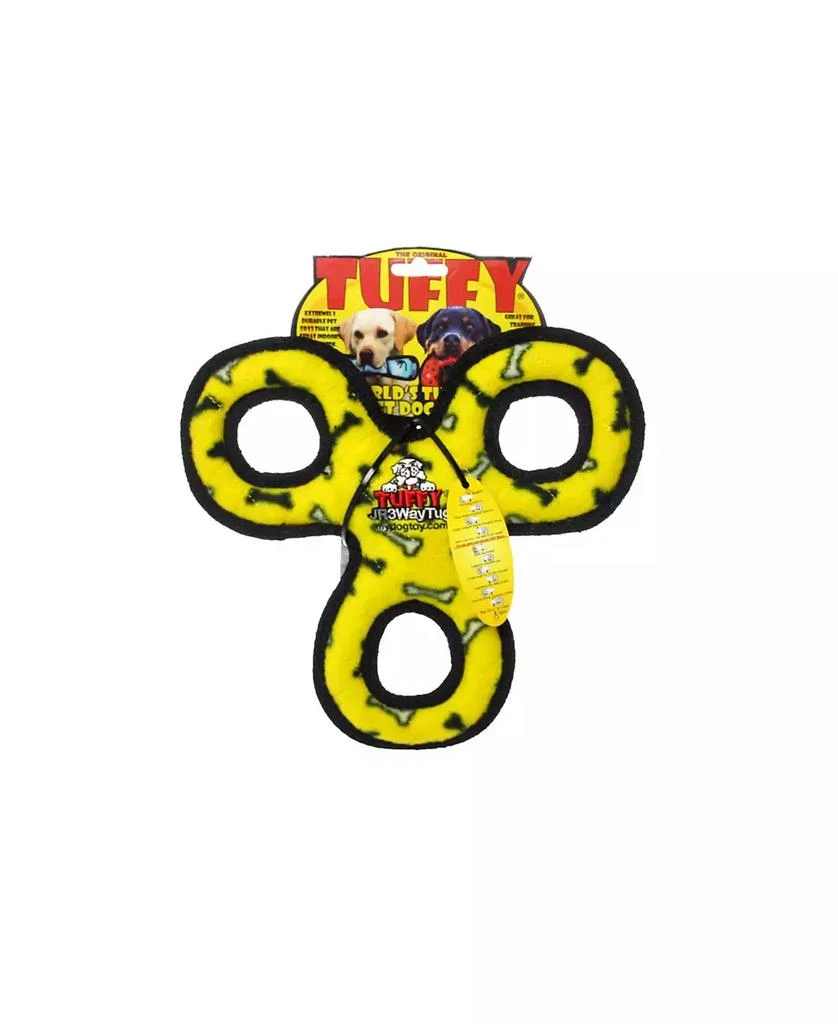 Jr 3WayTug Yellow Bone, 2-Pack Dog Toys 商品