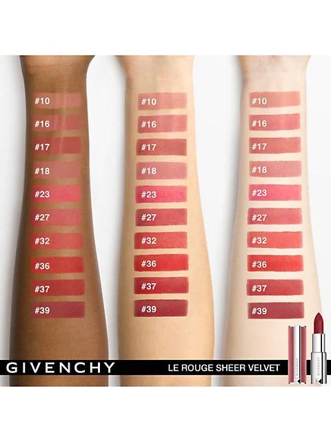 商品Givenchy|Le Rouge Sheer Velvet Lipstick,价格¥246,第4张图片详细描述