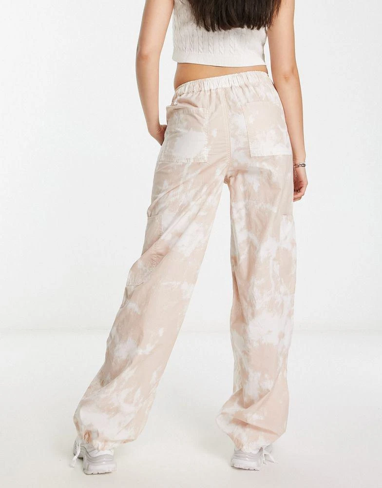 商品ASOS|ASOS DESIGN clean pull on cargo trouser in tie dye,价格¥223,第2张图片详细描述