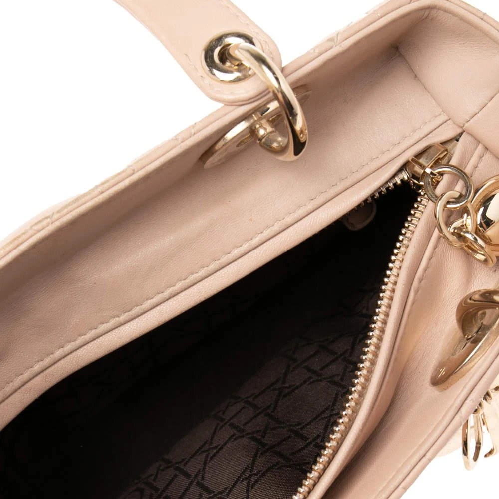 Dior Beige Cannage Leather Medium Lady Dior Tote 商品