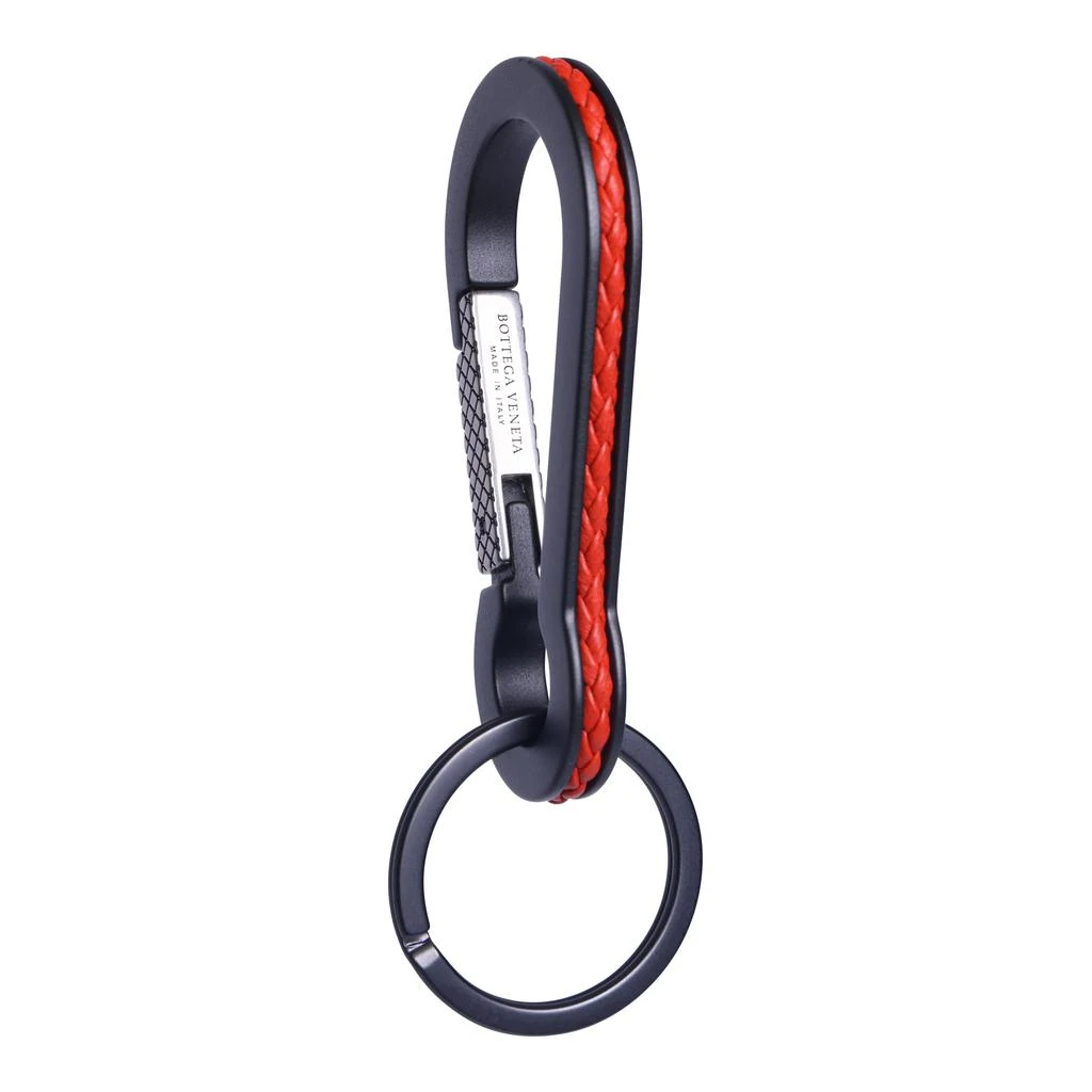 商品Bottega Veneta|Bottega Veneta Intrecciato Leather Keyring,价格¥862,第2张图片详细描述